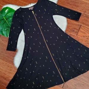 Bel Kazan Front Zip Dress Size X-Small